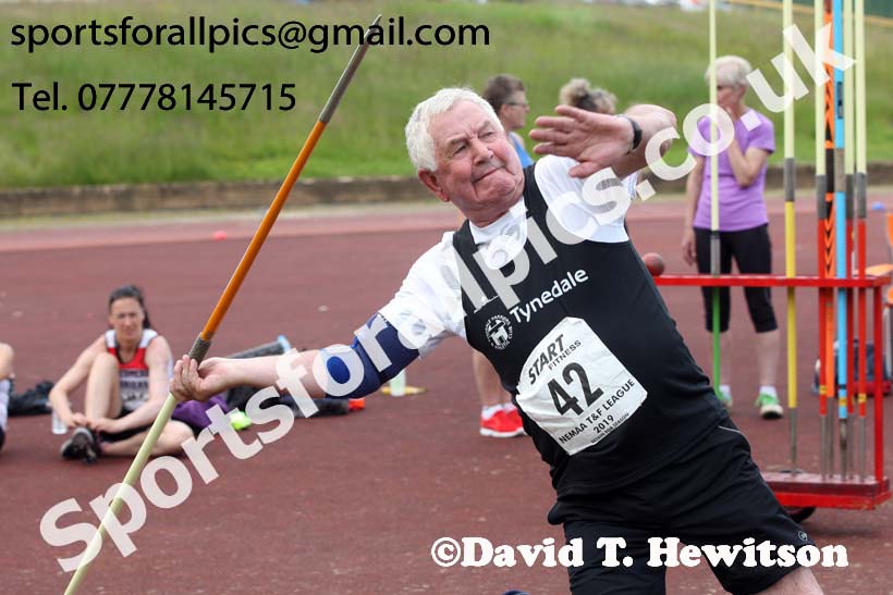 Mens javelin, 2019 NEMA Track and Field Champs, Monkton. Photo:  David T. Hewitson/Sports for All Pics